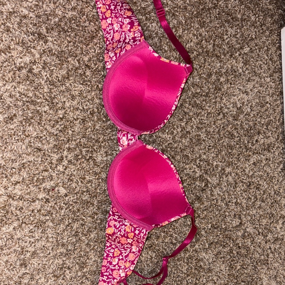 Chinese Laundry Pink Floral Bra